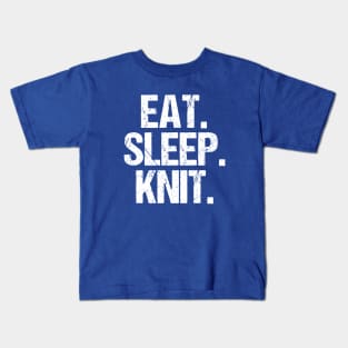 Eat Sleep Knit Kids T-Shirt